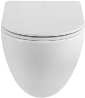 Унитаз подвесной BelBagno Libero BB11051CH-TOR/SC безободковый Унитаз подвесной BelBagno Libero BB11051CH-TOR/SC безободковый