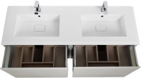 Тумба с раковиной Cezares Bellagio 140 bianco opaco