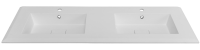 Тумба с раковиной Cezares Bellagio 140 bianco opaco