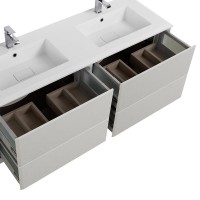 Тумба с раковиной Cezares Bellagio 140 bianco opaco