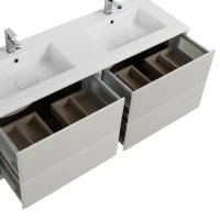 Тумба с раковиной Cezares Bellagio 140 bianco opaco