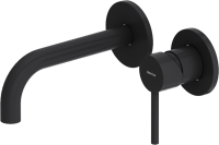 Смеситель для раковины Damixa Scandinavian Pure 360260300 С ВНУТРЕННЕЙ ЧАСТЬЮ черный