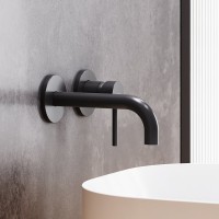 Смеситель для раковины Damixa Scandinavian Pure 360260300 С ВНУТРЕННЕЙ ЧАСТЬЮ черный