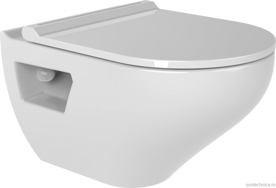 Комплект  Унитаз подвесной Bien Ion безободковый + Гигиенический душ Lemark plus Grace LM1519C со смесителем, С ВНУТРЕННЕЙ ЧАСТЬЮ + Шумоизоляционная п