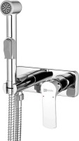 Комплект  Унитаз подвесной Bien Ion безободковый + Гигиенический душ Lemark plus Grace LM1519C со смесителем, С ВНУТРЕННЕЙ ЧАСТЬЮ + Шумоизоляционная п