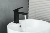 Смеситель для раковины Gappo G17-6 G1017-6 черный Смеситель для раковины Gappo G17-6 G1017-6 черный