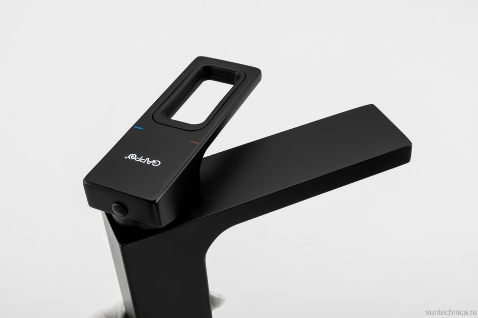 Смеситель для раковины Gappo G17-6 G1017-6 черный