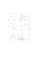 Тумба с раковиной Style Line Лима Plus 60 напольная, эмаль, белая матовая