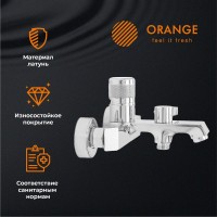 Смеситель для ванны с душем Orange Sole M03-100cr хром