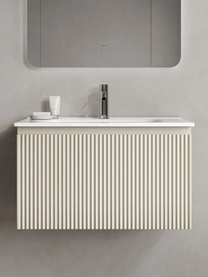 Тумба с раковиной Sancos Snob R 1.0 70 beige soft