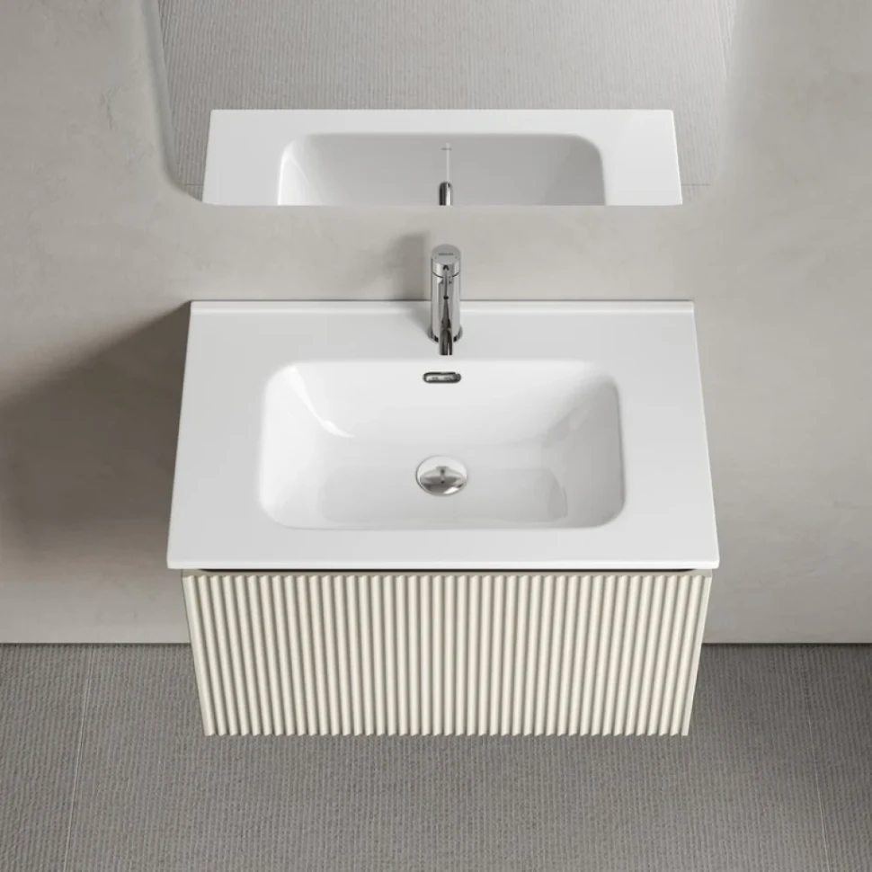 Тумба с раковиной Sancos Snob R 1.0 70 beige soft