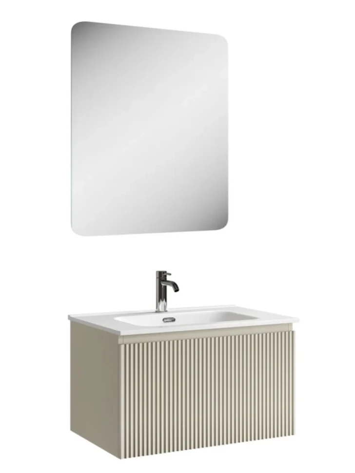 Тумба с раковиной Sancos Snob R 1.0 70 beige soft