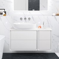 Тумба с раковиной Cezares Bellagio 106 со столешницей bianco opaco