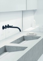 Смеситель для раковины Kludi Nova Fonte 201443915 черный, С ВНУТРЕННЕЙ ЧАСТЬЮ