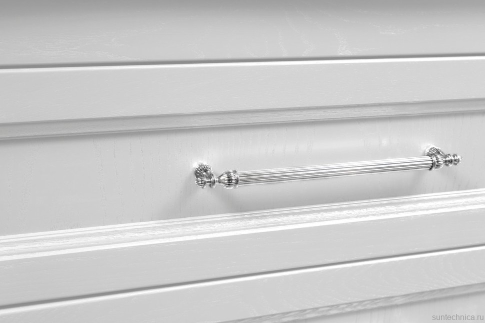 Мебель для ванной комнаты ValenHouse Эстетика 105 АС 100, белая, подвесная, ручки хром, раковина Модерн