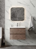 Тумба под раковину без столешницы Teymi Laina 70 темный дуб Тумба под раковину без столешницы Teymi Laina 70 темный дуб