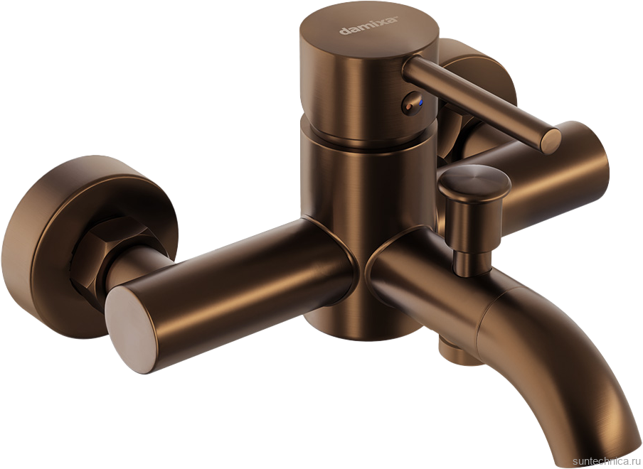 Смеситель для ванны с душем Damixa Scandinavian Pure 361000500 розовое золото