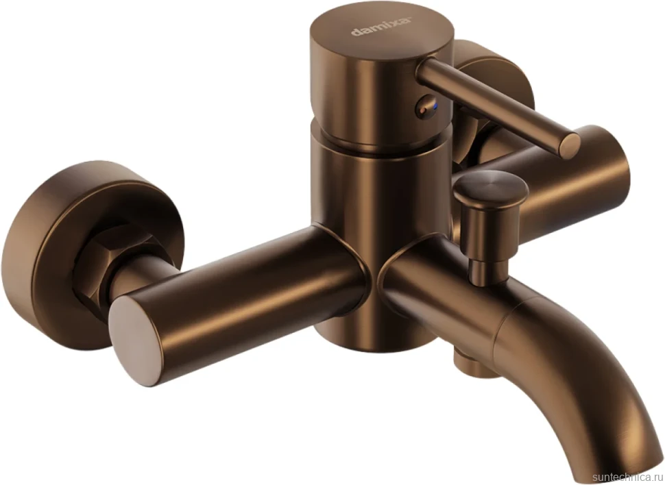 Смеситель для ванны с душем Damixa Scandinavian Pure 361000500 розовое золото