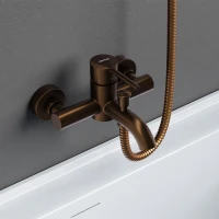 Смеситель для ванны с душем Damixa Scandinavian Pure 361000500 розовое золото Смеситель для ванны с душем Damixa Scandinavian Pure 361000500 розовое золото