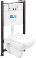 Комплект Roca Debba 893104970 подвесной унитаз + инсталляция + сиденье