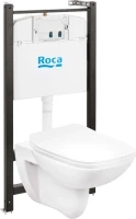 Комплект Roca Debba 893104970 подвесной унитаз + инсталляция + сиденье Комплект Roca Debba 893104970 подвесной унитаз + инсталляция + сиденье