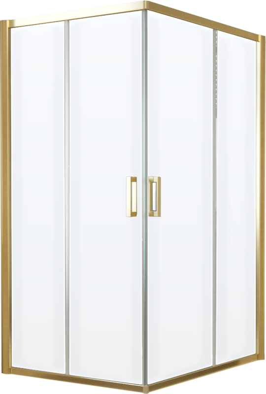 Душевой уголок Vegas Glass ZA-F Tur Novo 110*80 09 01 профиль золото, стекло прозрачное