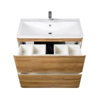 Мебель для ванной комнаты BelBagno Albano 90 напольная, rovere rustico