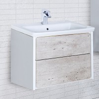 Мебель для ванной комнаты Roca Ronda 70 белая, бетон