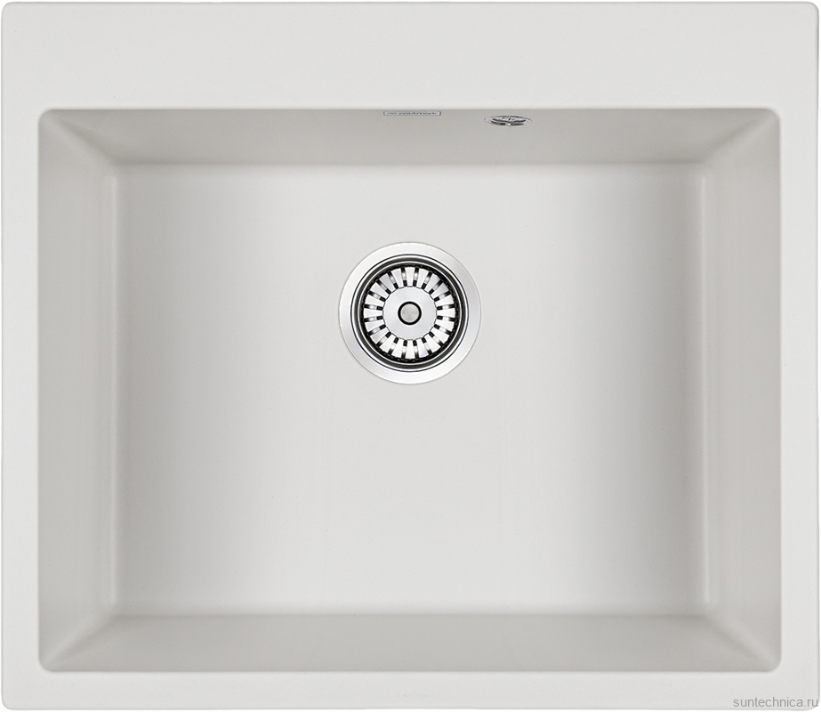 Комплект Мойка Paulmark Kante 60 PM106052-WH белый + Измельчитель Bone Crusher BC 810-SL Slim Line