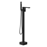 Напольный смеситель для ванны с душем Grossman Falcon 530.K35.08.210 черный матовый
