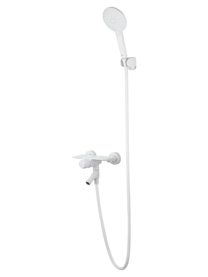 Смеситель для ванны с душем Wonzon & Woghand Click WW-FE05L221-MW матовый белый