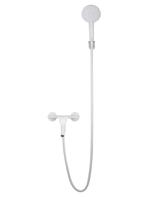 Смеситель для ванны с душем Wonzon & Woghand Click WW-FE05L221-MW матовый белый