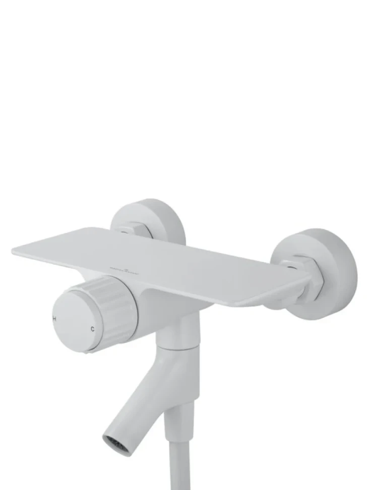 Смеситель для ванны с душем Wonzon & Woghand Click WW-FE05L221-MW матовый белый