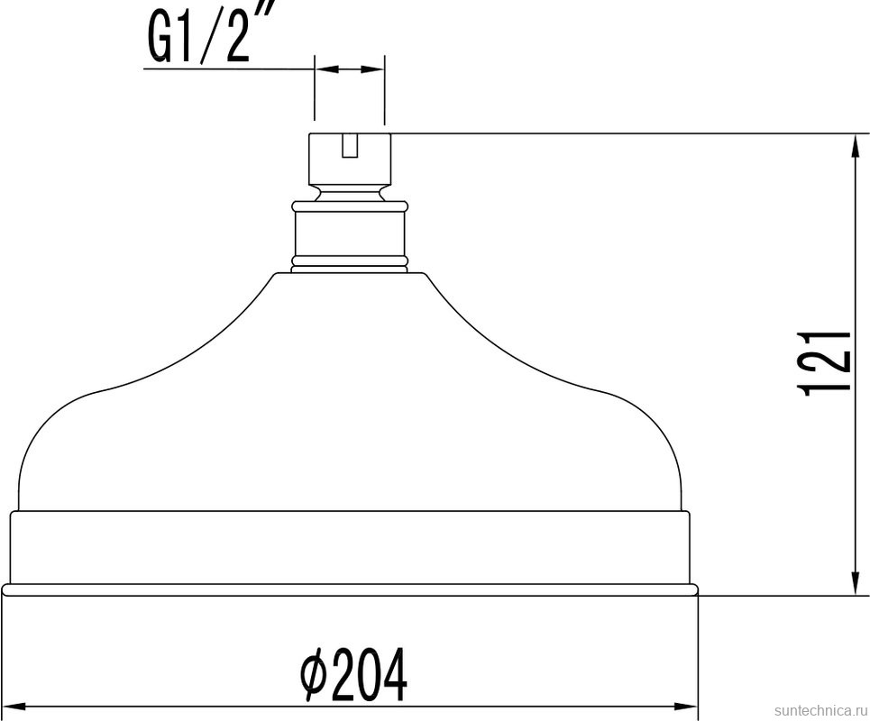 Верхний душ Lemark LM8989G золото