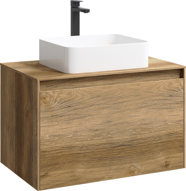 Тумба с раковиной Aqwella 5 stars Mobi 80 дуб балтийский