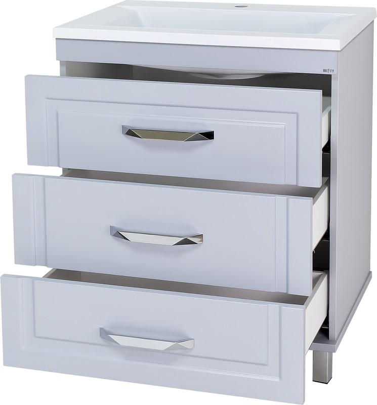 Тумба под раковину Misty Терра 70 серая