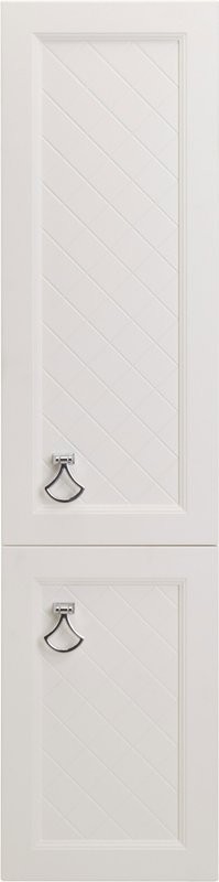 Шкаф пенал для ванной ASB-Woodline Верано 40 слоновая кость