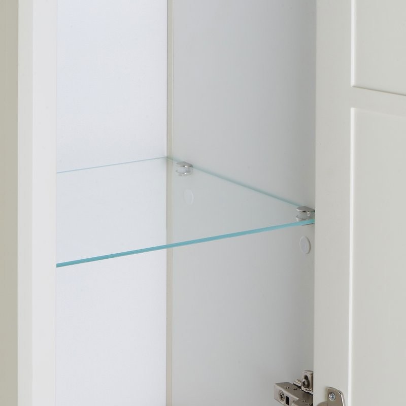 Шкаф пенал для ванной ASB-Woodline Верано 40 слоновая кость