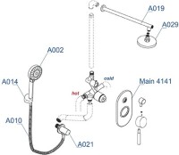 Душевой комплект Wasserkraft A14129