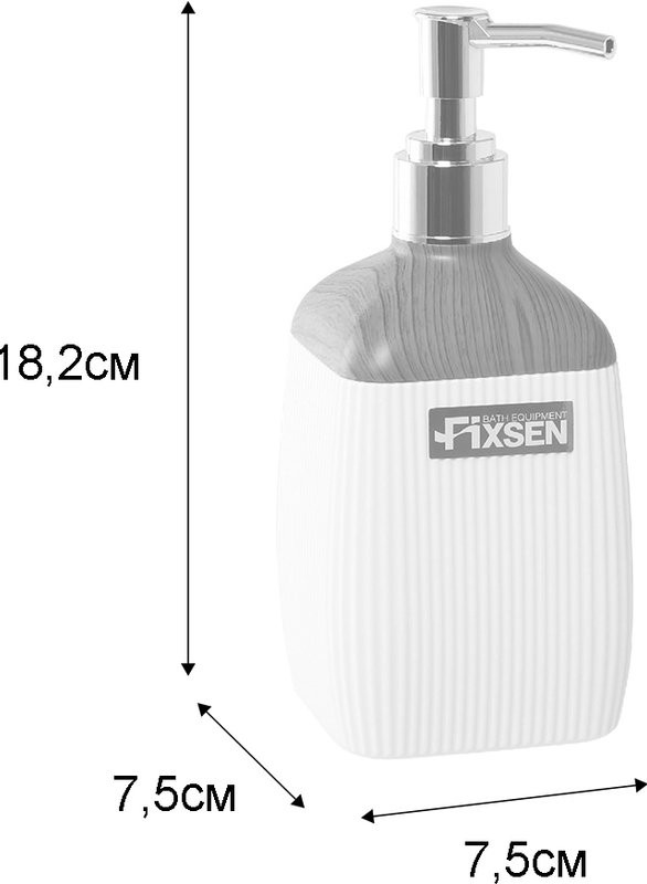 Набор Стакан Fixsen White Wood 402-3 + Дозатор 402-1