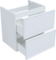 Тумба под раковину без столешницы Aquanet Арт 60 подвесная, белая матовая