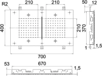 Верхний душ Remer 357SFR7040NC Верхний душ Remer 357SFR7040NC
