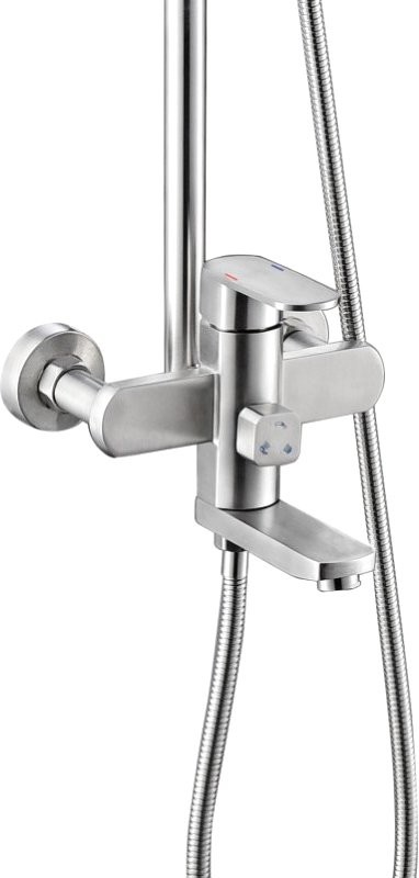 Душевая стойка Haiba HB806 сталь