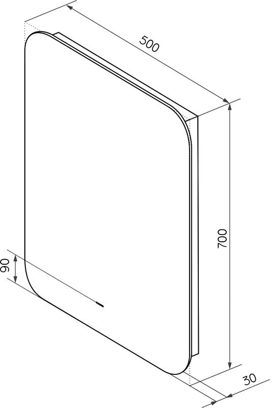 Зеркало Art&Max Ravenna 50