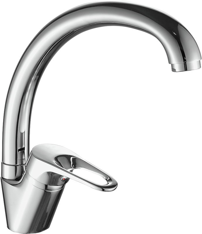 Смеситель для кухни Fashun A4113-2 хром