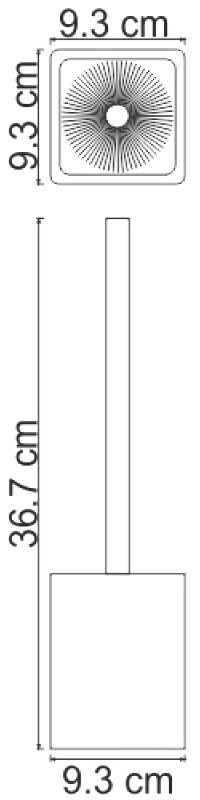 Набор Держатель Wasserkraft Oder K-3096 + Ершик K-9627