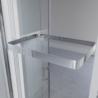 Душевая кабина Niagara Ultra NG-709-01 100х100, с высоким поддоном