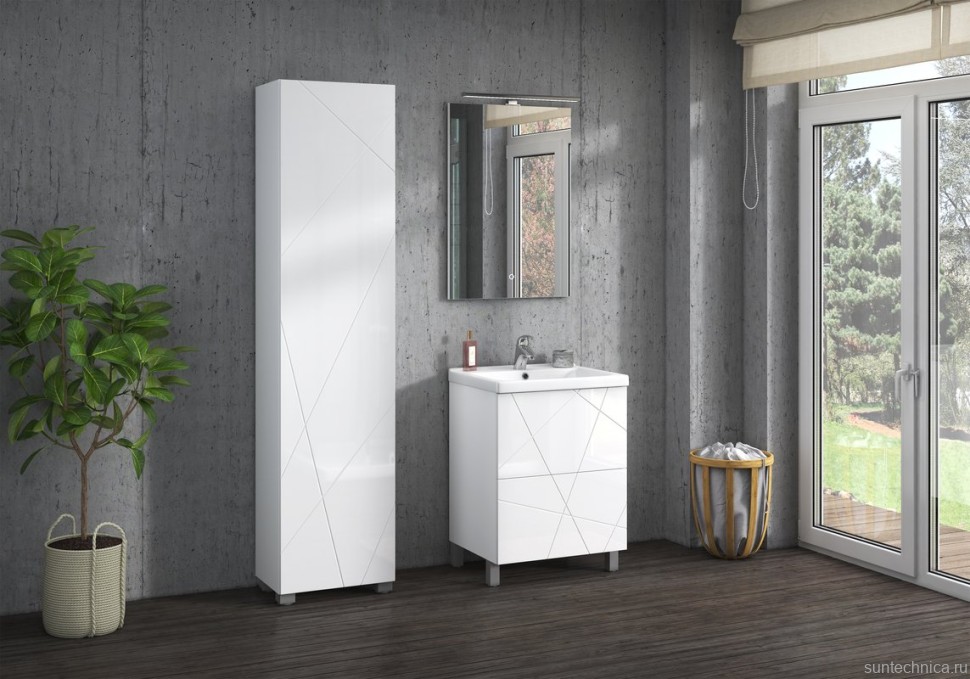 Мебель для ванной комнаты Vigo Geometry 50 белая