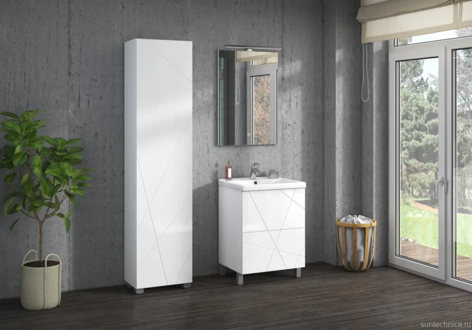 Мебель для ванной комнаты Vigo Geometry 50 белая