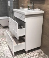 Мебель для ванной комнаты Vigo Geometry 50 белая Мебель для ванной комнаты Vigo Geometry 50 белая